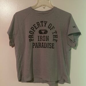 Under Armour Gray Short Sleeve Tee